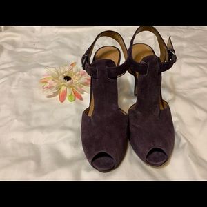 Purple Suede NINE WEST 'Palomino' Heels